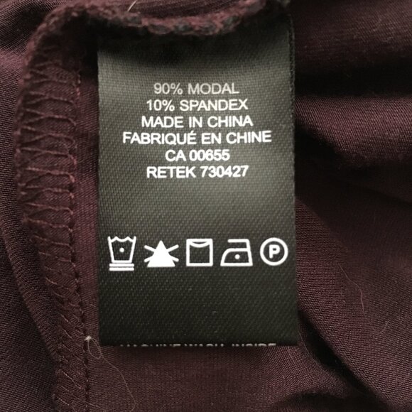 RW&CO. Plum Mockneck Soft Sleeveless Jersey Tank - Picture 6 of 12